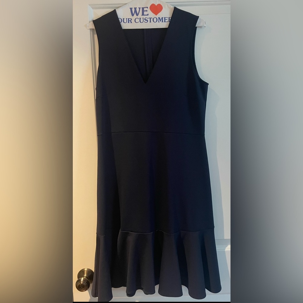 J. Crew V-neck sheath in NAVY size M - Picture 2 of 3